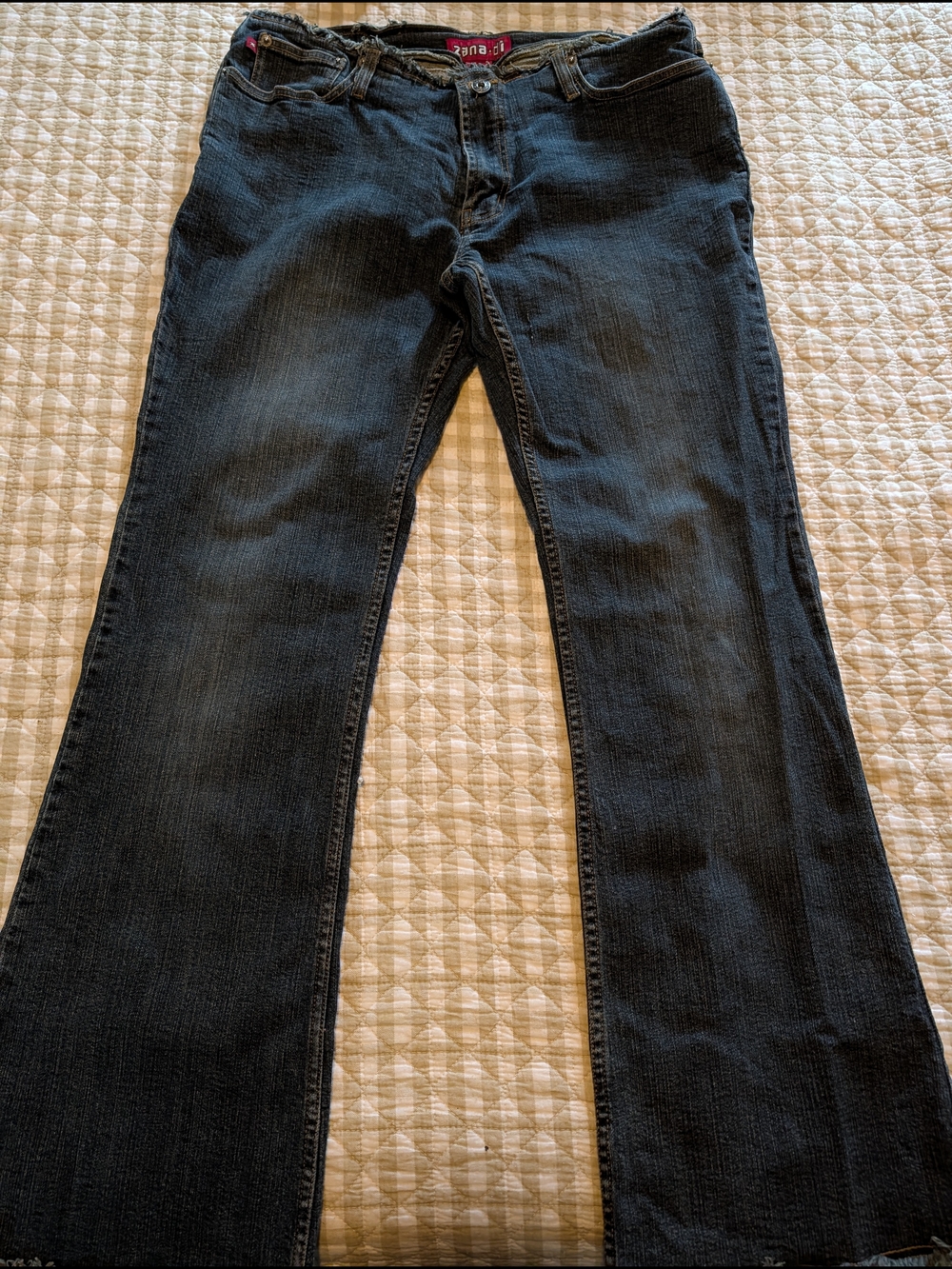 Zana-di Y2K Dark Wash, Low Rise, Flare Jeans Size 13